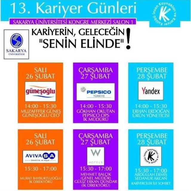 Sakarya Üniversitesi’nde Kariyer Günleri