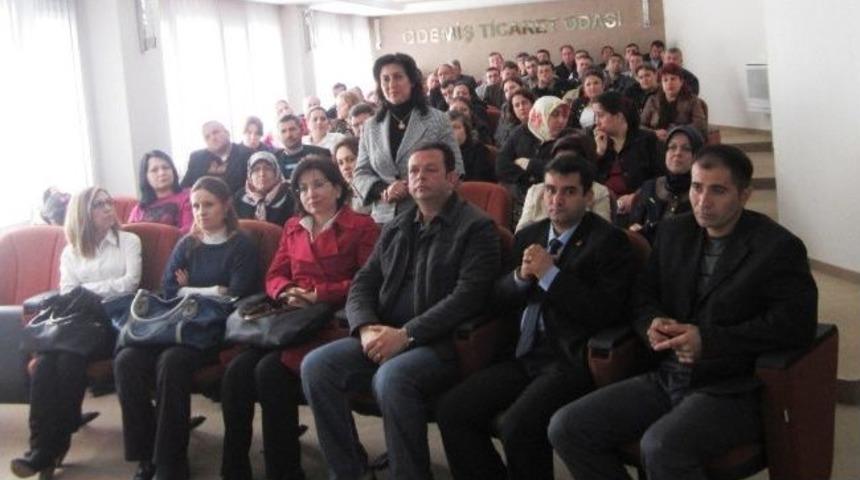 &Ouml;demiş Kaymakamı D&ouml;lek, Okul Aile Birlikleri İle Buluştu