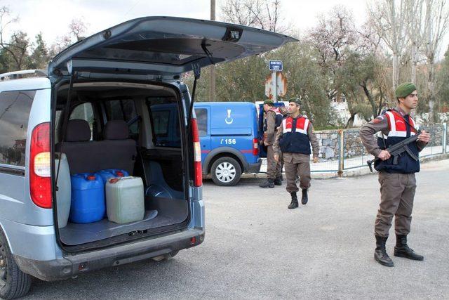 Muğla'da 200 Litre Çalıntı Mazot Ele Geçirildi