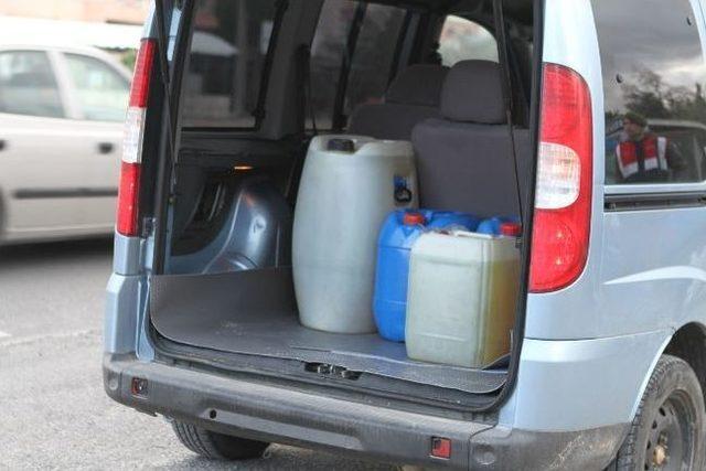 Mazot Hırsızları Jandarmadan Ka&ccedil;amadı 2