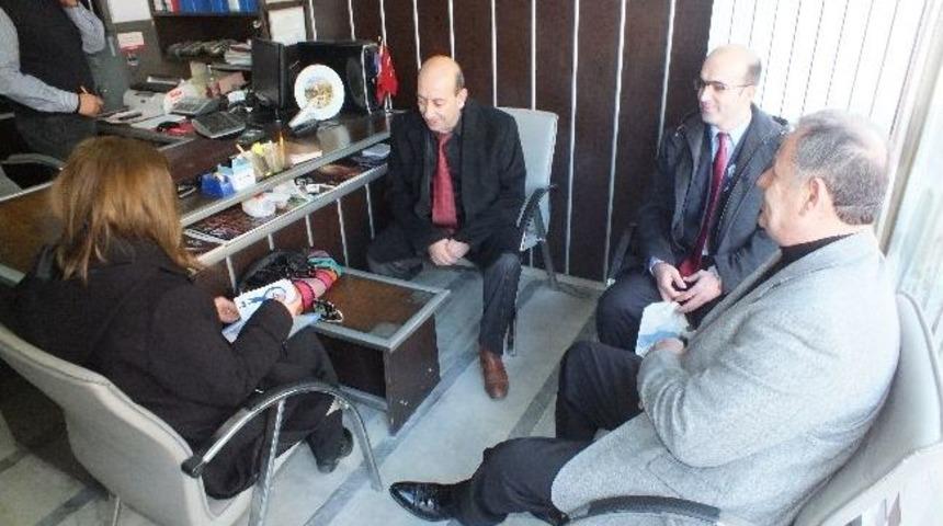 Vergi M&uuml;kellefleri Ziyaret Edildi