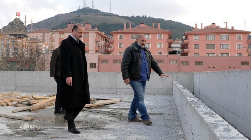 Başkan Akg&uuml;l Yatırımları Denetliyor
