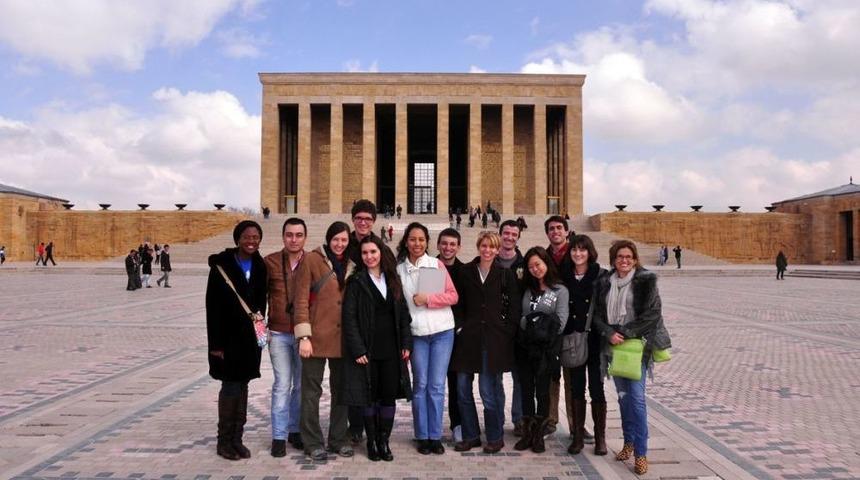 ABD&rsquo;li Y&uuml;ksek Lisans &Ouml;ğrencileri Ankara&rsquo;yı Turladı