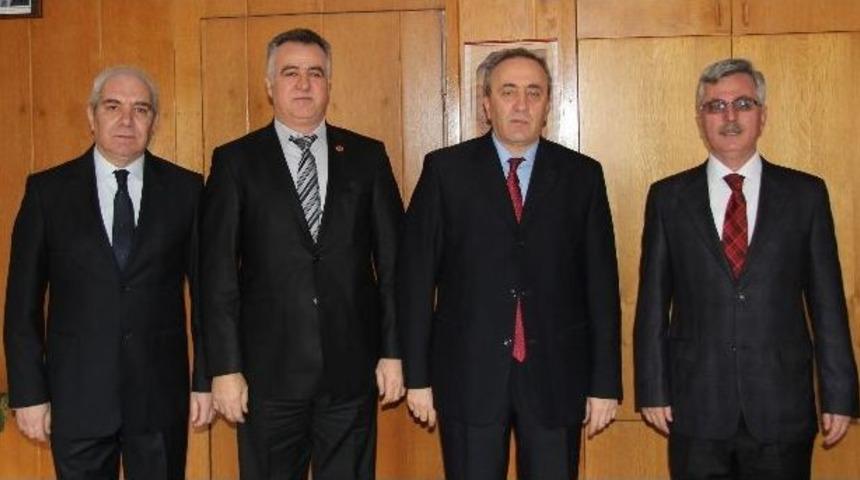 Başkan &Ccedil;ağlayan&rsquo;dan Defterdar Şahin&rsquo;e Ziyaret