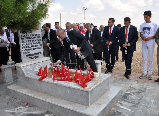 Karamanlı 15 Temmuz şehidi dualarla anıldı