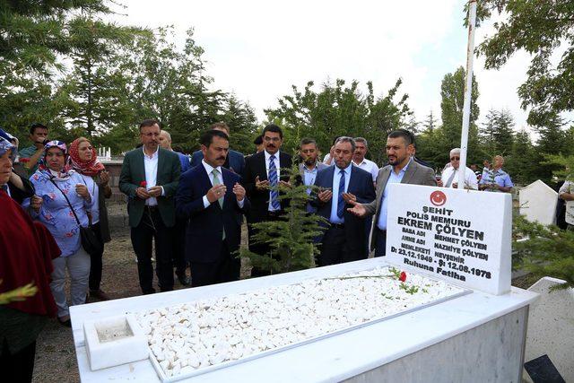 Nevşehir'de şehit mezarları ziyaret edildi