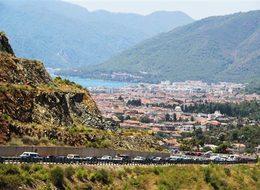 Muğla Marmaris'e yerli turist akını! Akın akın geliyorlar