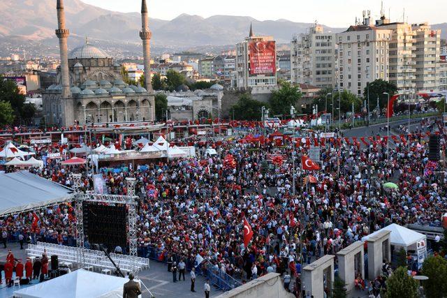 Kayseri'de 15 Temmuz etkinliği