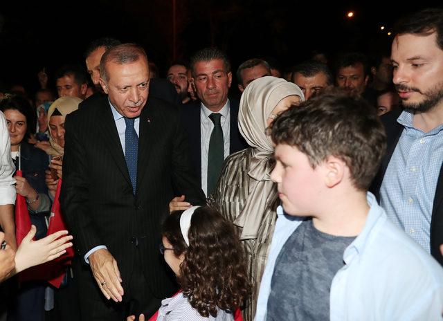 Cumhurbaşkanı Erdoğan 15 Temmuz Şehitler Köprüsü'nde 