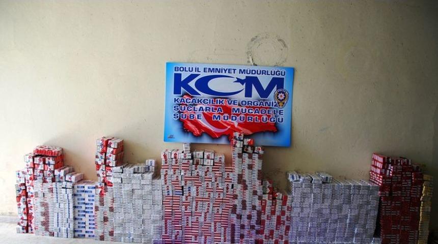 Bolu'da Ka&ccedil;ak Sigara Operasyonu