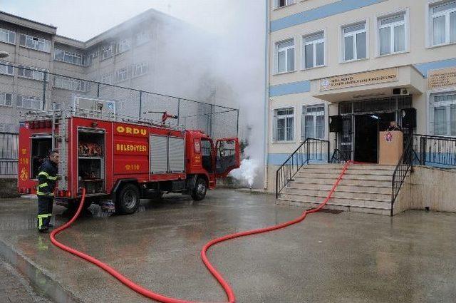 Ordu'da Deprem Ve Yangın Tatbikatı