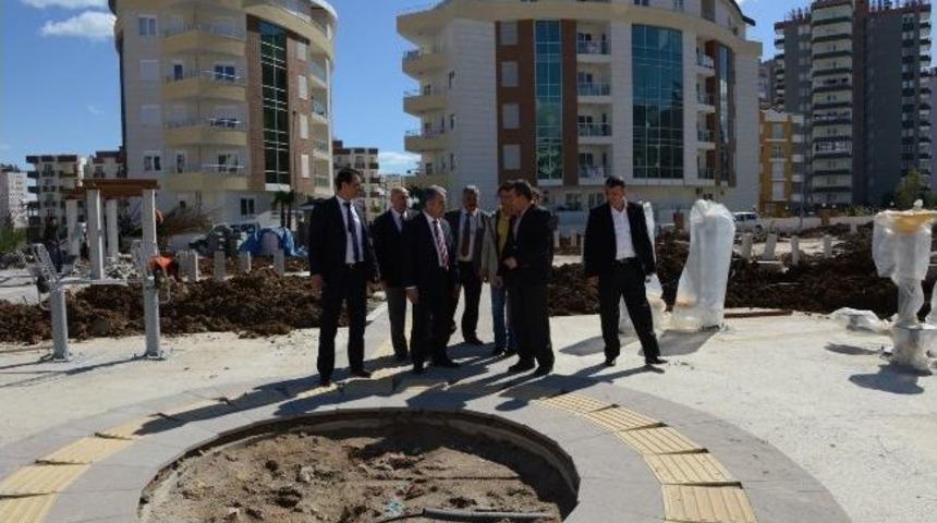 Konyaaltı&rsquo;nda Park Yapım &Ccedil;alışmaları Devam Ediyor