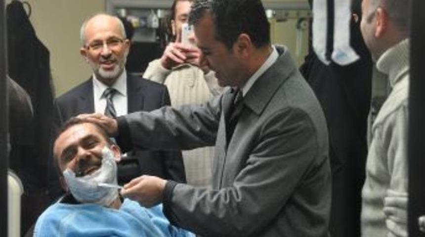 Vatandaşa 'başkan' Traşı