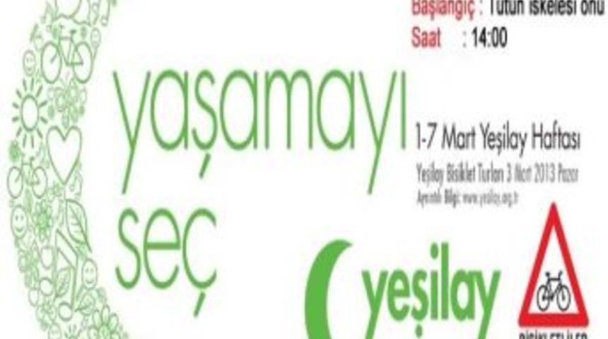 Samsun&rsquo;da Pedallar Yeşilay İ&ccedil;in D&ouml;necek