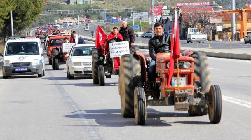 K&ouml;yl&uuml;ler Trakt&ouml;rleriyle 2B Eylemi Yaptı