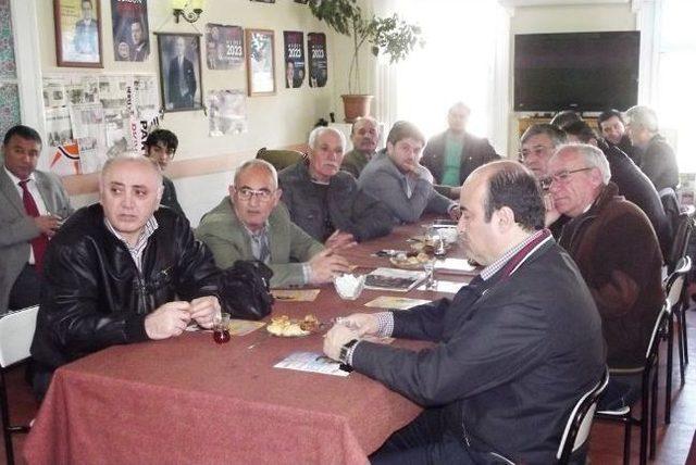 Ayvalıkta, Edip Uğur’dan Ak Parti Ve Ato’ya Ziyaret