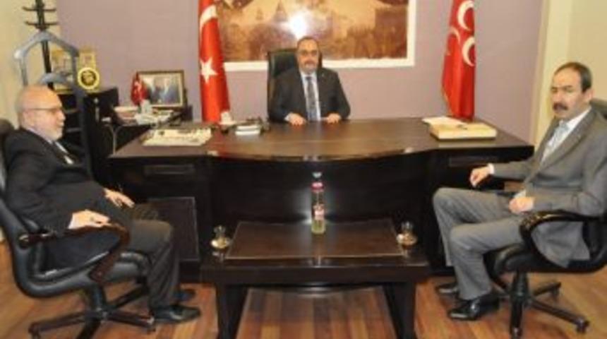 Kayseri Ticaret Odası Başkan Adayı G&uuml;lsoy&rsquo;dan Mhp&rsquo;ye Ziyaret
