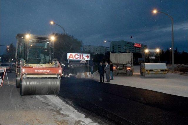 Büyükşehir Çü’nün Yollarını Asfaltladı