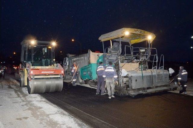 Büyükşehir Çü’nün Yollarını Asfaltladı