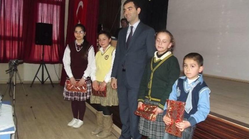 K&uuml;re&rsquo;de &lsquo;okumak&rsquo; Projesinde &Ouml;ğrenciler &Ouml;d&uuml;llerini Aldı