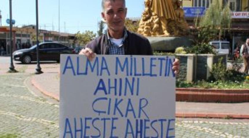 Gazipaşa'da 2B Eylemi