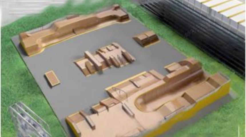 Antalya'da Kaykay Ve Paten Sporları I&ccedil;in Pist Yapılıyor