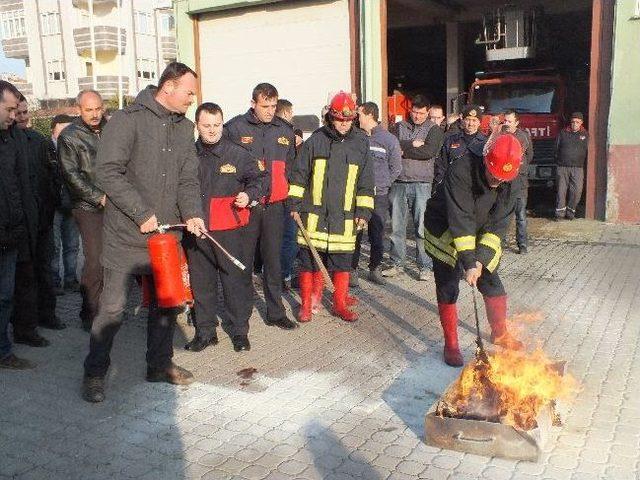 Kırklareli İtfaiye Müdürlüğü’nce Yangın Tatbikatı Yapıldı