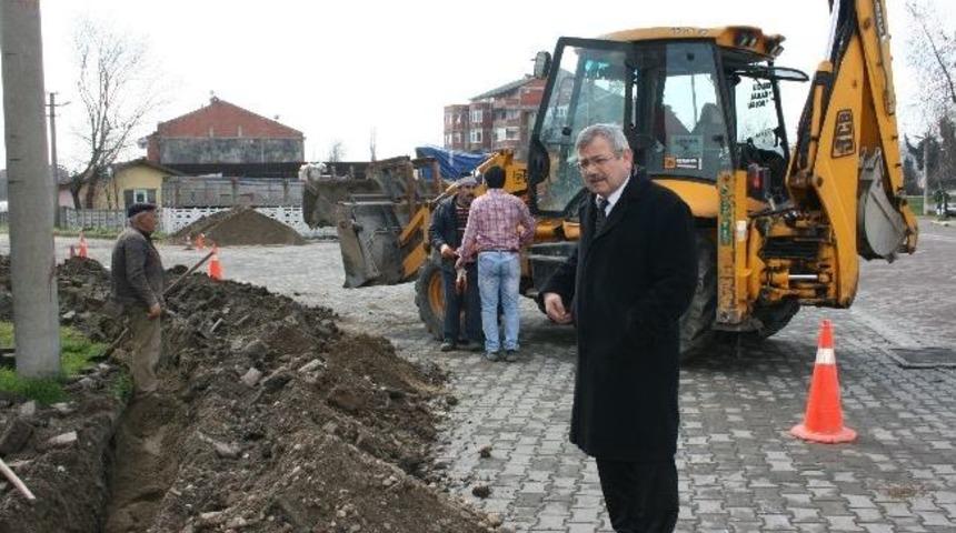 &Ccedil;aycuma&rsquo;da Mobese Kameraları Kurmak İ&ccedil;in Alt Yapı &Ccedil;alışmaları Başladı