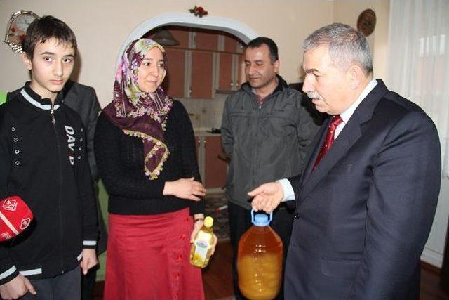 5 Lt Atık Yağa 1 Lt Bitkisel Yağ 1