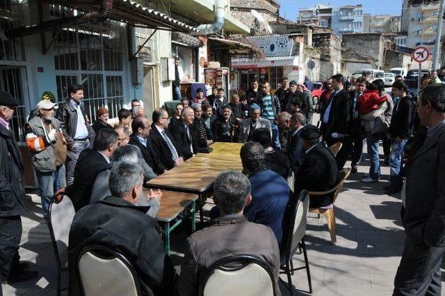 Başkan Ergün, Çarşı Mahallesi’nde Sorunları Dinledi