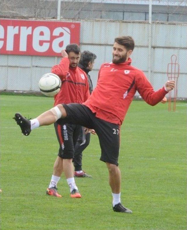 Samsunspor Şut Çalıştı