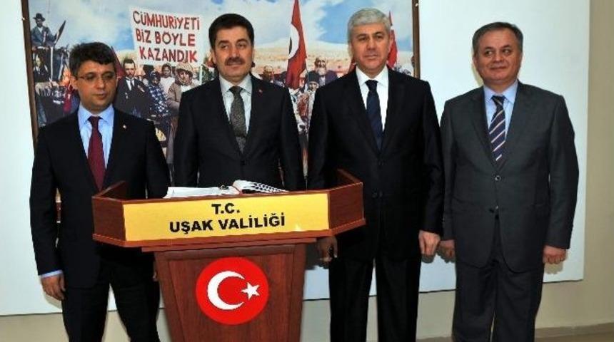 Bakan Yardımcısı Cantimur Vali Erden&rsquo;i Ziyaret Etti