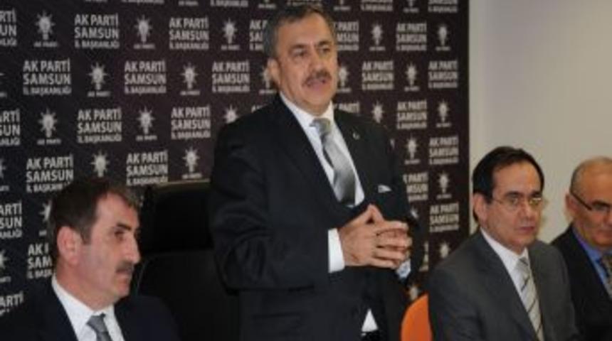 Bakan Eroğlu, Samsun'da Partililerle Biraraya Geldi