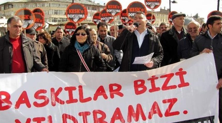 Kesk &Uuml;yelerinden Tutuklamalara Tepki