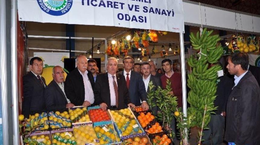 Erdemlili Bin 500 &Ccedil;ift&ccedil;i Tarım Fuarını Gezdi