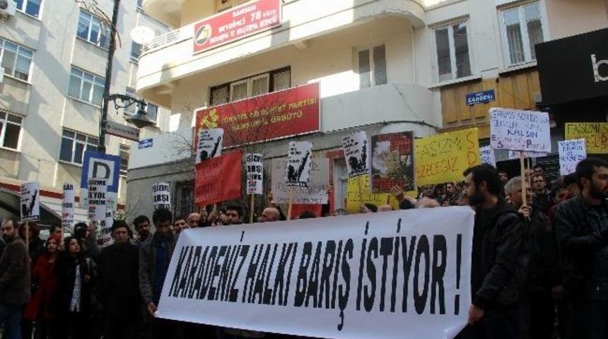 Samsun’da Bdp Heyetine Destek