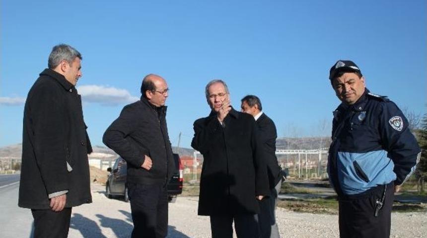 Dinar&rsquo;da Sorunlu Kavşakta İnceleme