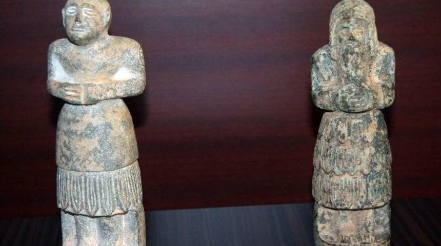 Sınırda &ldquo;heykelcik&rdquo; Yakalandı