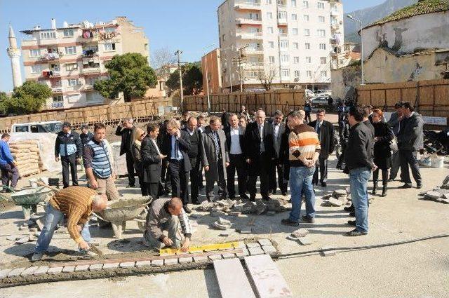 Bedesten Meydanı’nda Çalışmalar Hızlandı