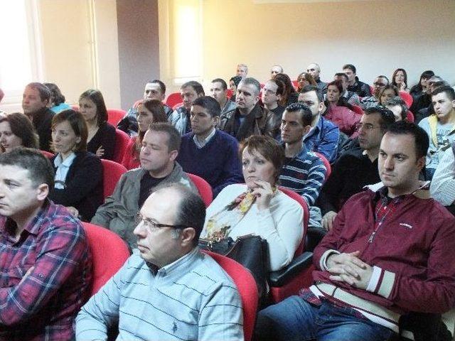 Bankacılara Para Ve Kontör Dolandırıcılığı Semineri Verildi