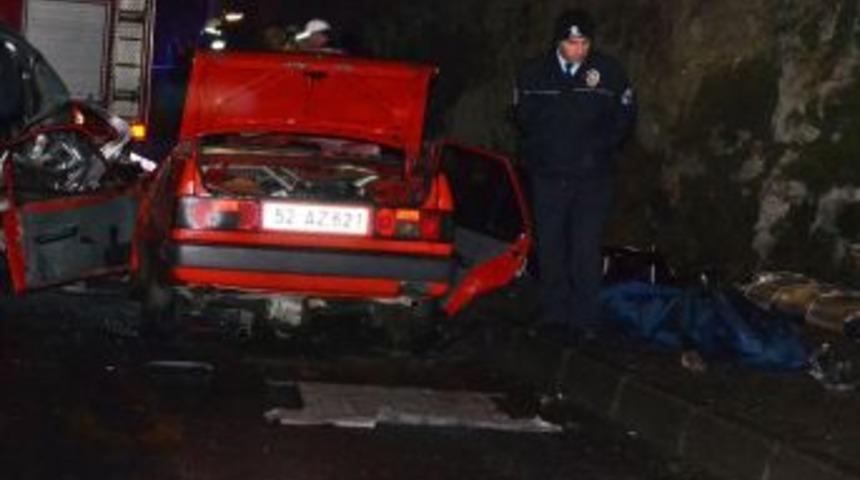 Ordu'da Trafik Kazası: 3 &Ouml;l&uuml; 2 Yaralı