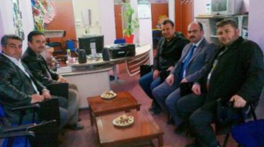 İhl Okul Aile Birliği Başkanı Ak Parti İl&ccedil;e Başkanı'nı Ziyaret Etti