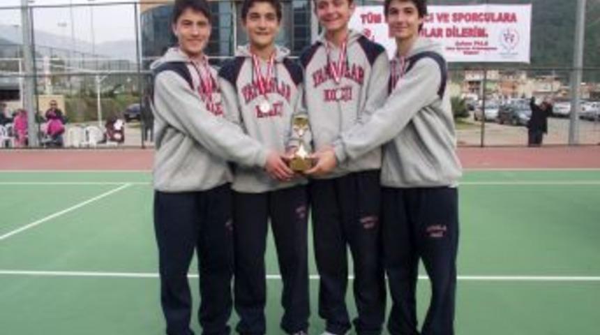 Yamanlar, Liselerarası Teniste T&uuml;rkiye Ikincisi Oldu