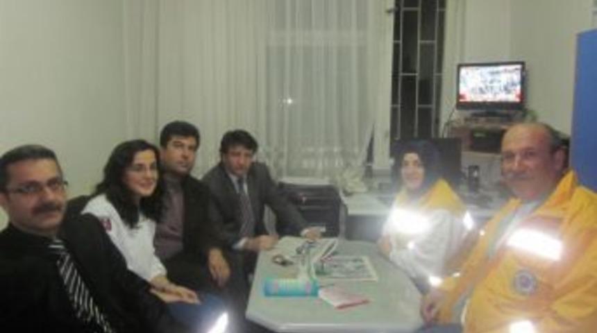 T&uuml;rk Sağlık Sen&rsquo;den 112 &Ccedil;alışanlarına Ziyaret