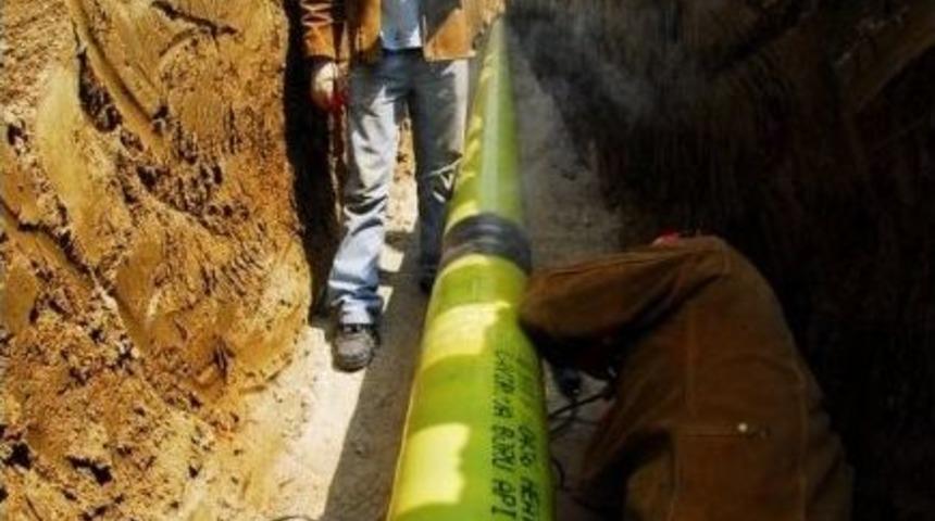 &Ccedil;erkezk&ouml;y Doğalgazla Isınıyor