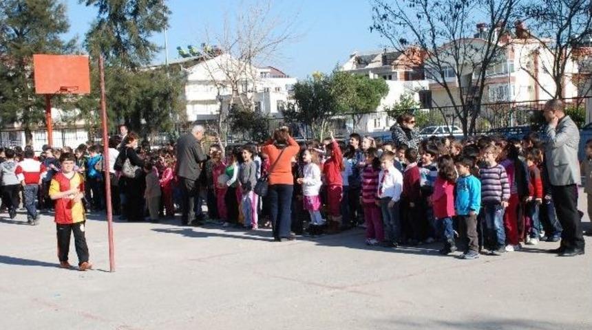 Didim Gazi İlkokulunda Deprem Tatbikatı