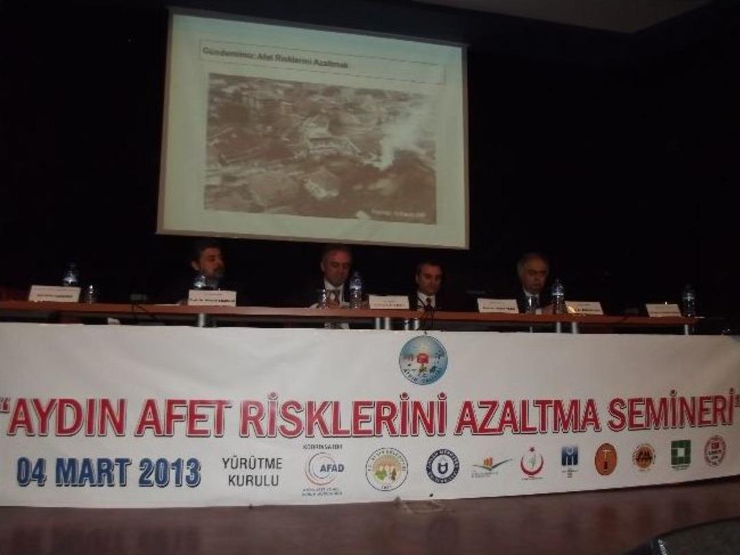 Afet Risklerini Azaltma Semineri Yapıldı