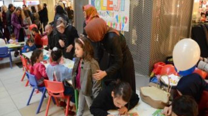 Minikler, Parmak Boya Şenliğinde G&ouml;nl&uuml;nce Eğlendi