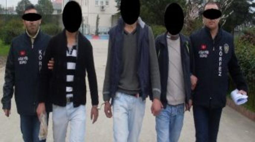 İnşaat Hırsızları Polise Yakalandı