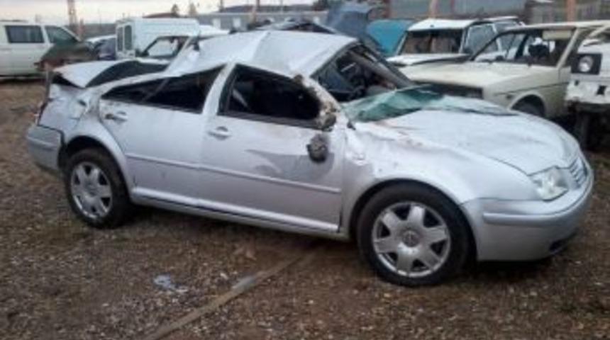 H&uuml;y&uuml;k'te Trafik Kazası: 2 Yaralı